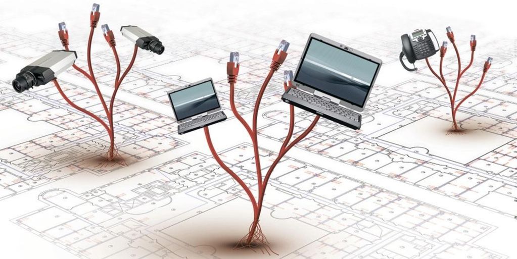 Монтаж видеонаблюдения в СПБ, Установка системы СКС в Лен. области ...